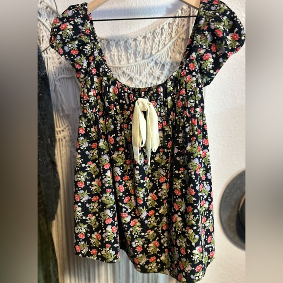 NWT Free People Gaia Babydoll Tunic • Super Mini Dress • Small $128 - Picture 6 of 11